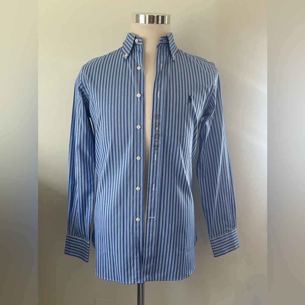 Slim Fit Striped Oxford Shirt
